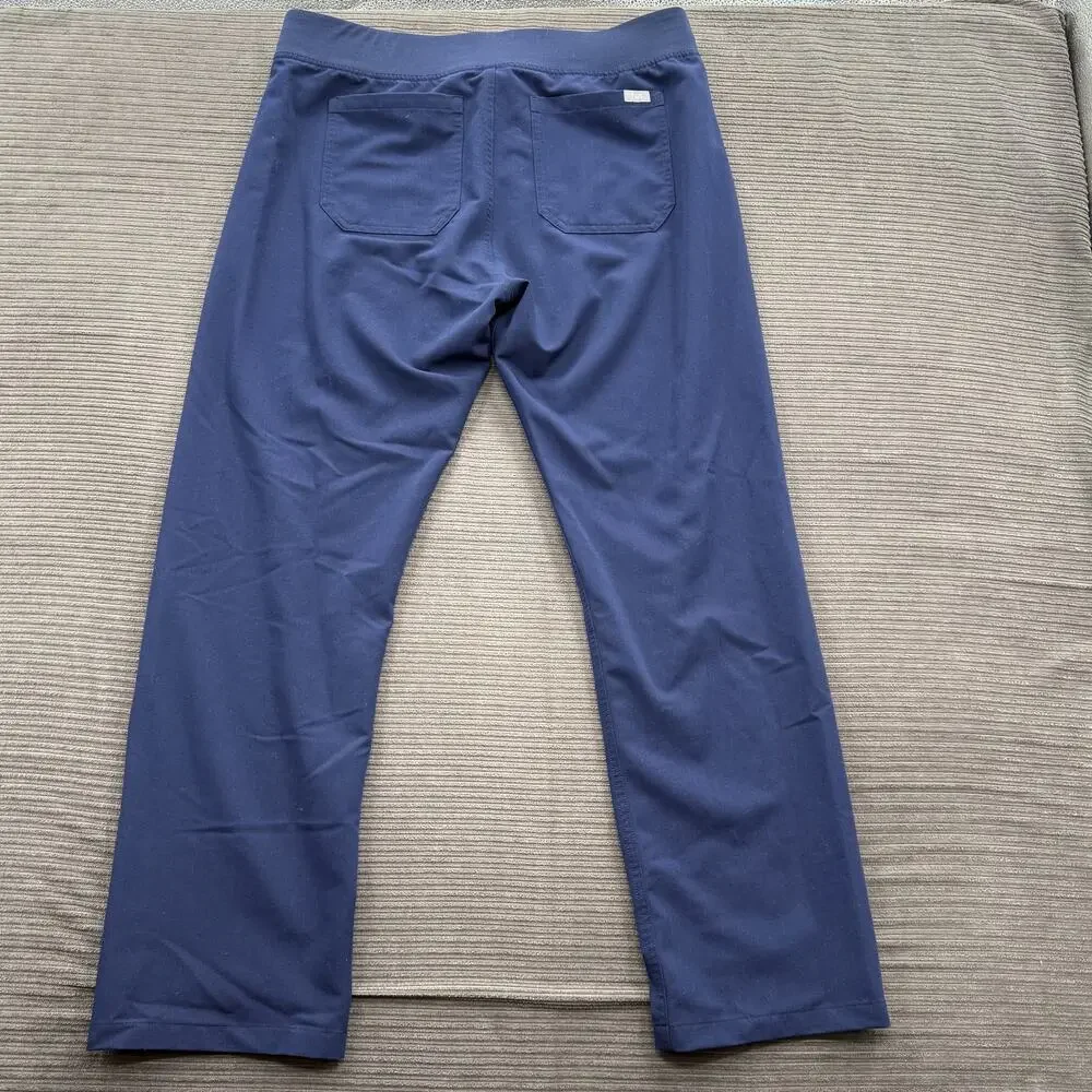 FIGS Technical‎ Collection Pants Mens Large Navy Blue Drawstring Scrub Medical